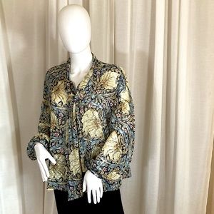 H&M (Morris & Co) Textured Blouse - Size 10